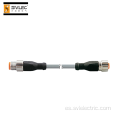 Conector circular impermeable recto macho automotriz M8